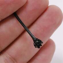 10Meters 0.5mm-2.0mm Black Leather Cord Waxed Thread Strings Necklace Bracelets Rope For Jewelry Making DIY Findings - Multicolor - View 4