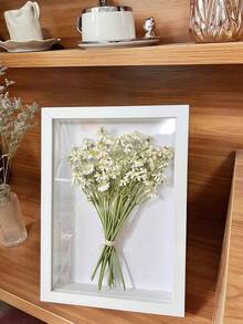 1pc Hollow Dried Flower Decoration Frame, DIY Handmade Display, 3D Photo Frame, Suitable For Holiday And Anniversary - Multicolor - View 13