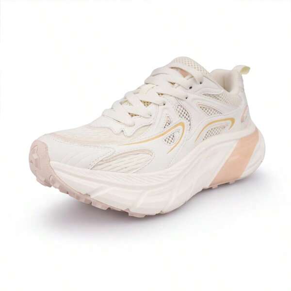 JNDO JNDO Breathable Shoes, Women&Men Casual Sports Sneakers, Shock-Absorbing, Couple Models, Vintage Platform Chunky Sneakers