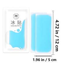 2/3/6/10pcs Cold Gel Pads For Forehead, Physical Cooling Relief, Headache Soother, Heatstroke Prevention, Suitable For Outdoor Activities, Sports, Summer Travel, Outdoor Work (Same Cartoon Packaging)