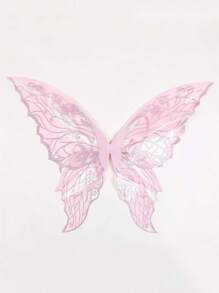 1 pieza Alas de hada con mariposa de lámina caliente, adecuadas para todo tipo de fiestas, bares, cosplay, festivales de música y Halloween