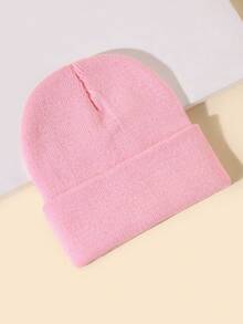 1 pieza Gorro de punto sin ala, gorro de invierno unisex cálido para actividades al aire libre - Multicolor - Ver 10
