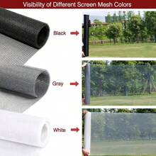 1 pieza Malla anti mosquitos y anti insectos autoinstaable encriptada, malla anti polvo invisible, red anti mosquitos DIY para ventanas de casa, puerta y ventana de PVC, red antimosquitos, apta para ventanas de casa, malla anti mosquitos para jardín exterior, red antimosquitos, red de valla.