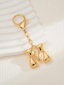 MECYLIFE 1pc Personalized Mini Bubble Letter Keychain, Versatile Accessory For Women Bags Halloween Accessories Teachers Day Christmas Gift Ideas Bag Accessories Lanyards With Id Holder Car Accessories Bag Charms Car Friend Sister - Mini Letters - View 3