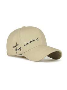 1pc & Versatile Letter Embroidery Baseball Cap, Fashionable Streetwear Style For Students - Baseball Cap - View 9