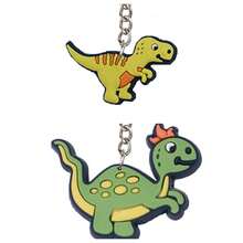 Dinosaur Keychain, Soft PVC Cartoon Bag Hanging Decoration - Teenager Backpack Accessory - Holiday/Birthday Creative Gift - Multicolor - View 12