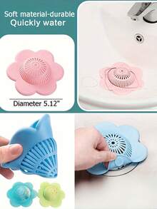 Cubiertas de drenaje de ducha atrapapelocon ventosas para bañera, lavabo, piscina y uso hotelero, retenedor de cabello y prevención de de alcantarillado