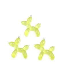 35*38MM 树脂工艺品配件，可爱宠物动物气球狗吊坠饰品，珠宝制作用品，5 件-10 件 - 混合款 - 查看 9