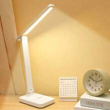 1pc Led Desk Lamp Eye-Protection Study Reading Lamp, Writing Specific, Bedroom Bedside Lamp, Dormitory Plug-In Table Lamp