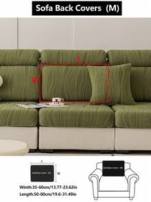 1pc All Season Stretch Sofa Cover, Plush Fleece Anti-Slip Full Wrap Thick Warm Sofa Seat Cushion Cover, Machine Washable Dust-Proof Sofa Slipcover, Home Decor Pet-Friendly For L-Shaped And 1/2/3/4 Seater Sofa