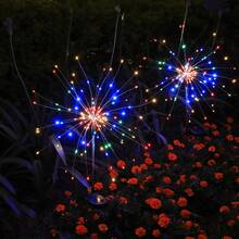 Solar Powered Outdoor Waterproof Decorative Lights, Atmosphere Lighting Fireworks Lights - Fireworks Lights - View 3