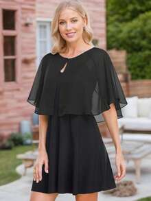 1pc Fashion Lightweight Summer Sheer Chiffon Bridal Elegant Bolero Jacket With Front Button - Chiffon Cardigan Shawl - View 16