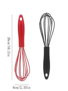 3 Pieces Set Of Randomly Colored Mini Silicone Mixers For Mixing, Stirring, Pulping, Stirring, Baking Tools, Kitchen Gadgets, Kitchen Accessories
