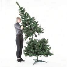 DecoKing Künstlicher Weihnachtsbaum 220 cm Grün Tannenbaum Christbaum Tanne Unecht Weihnachtsdeko Lena - Mehrfarbig - Übersicht 4