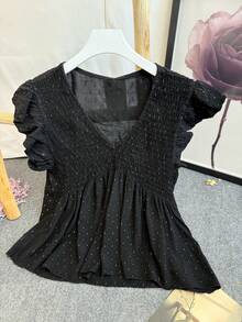 Women T-Shirts - 黑色 - 查看 5