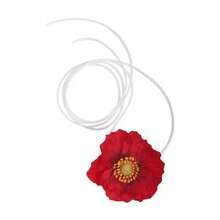 1pc Flower Necklace Neck Chain Accessories Seaside Vacation Ribbon Clavicle Chain Female - Multicolor - View 5