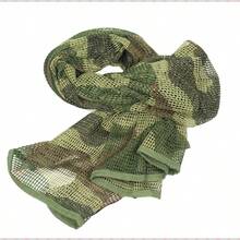 1 Pc Tactical Scarf Camouflage Netting Sniper Veil Men Sports Camo Gun Wrap For Hunting Shooting Wargame Wild Photography Military Outdoor Activities - Multicolor - View 15