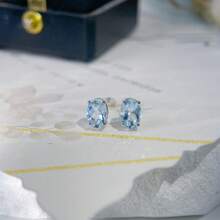 1 par de pendientes tipo botón ovalados de plata de ley 925 con diseño minimalista, para uso en oficina/negocio para mujeres