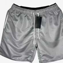 Men's Bermuda Shorts, Gym Model - Spider 02 - Sporty Ideal For Leisure, Beach And Sports - Xám - Xem 1