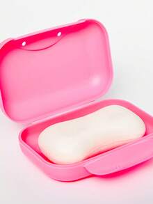 Creative Travel Portable Lock Cover Soap Box Sealed Waterproof Large Handmade Soap Box Face Soap Box Household Face Washing Soap Storage Is Very Suitable For Outdoor And Bathroom Use, Easy To Open Design, Soap Rack Bathroom Vacation Travel Accessories Summer Travel Essentials