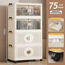 Armario plegable multiuso, organizador de almacenamiento de ropa, mueble de uso doméstico para el salón para guardar aperitivos, juguetes y accesorios