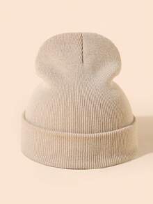1 pieza Gorro de punto sin ala, gorro de invierno unisex cálido para actividades al aire libre - Multicolor - Ver 5