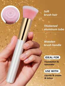 新款化妆刷，粉底刷，散粉刷，干湿两用，独特螺旋状刷毛设计，完美化妆工具，粉底刷，遮瑕刷，腮红刷，修容刷，古铜粉刷，散粉刷，粉底刷，腮红刷 - 彩色 - 查看 4