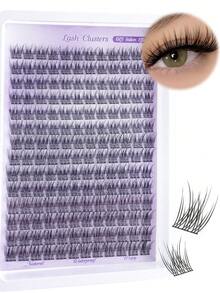 14 Rows/168pcs Waterproof Mink Eyelashes, Natural & Soft Curly. 10-12mm Mixed 0.07mm C/D Curl Natural Curly False Eyelashes. Lightweight DIY Lashes, Suitable For Creating Natural To Dramatic Makeup Looks. Suitable For Daily Use And Various Occasions. - D - View 2