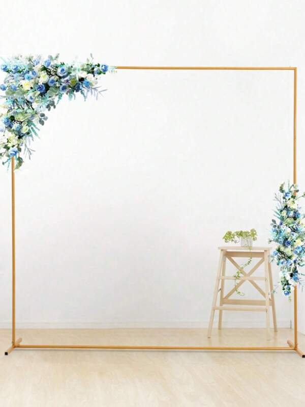 1 set di struttura ad arco in metallo per palloncini, dimensioni 200x200cm/250x200cm/150x200cm, arco per matrimoni e cerimonie, supporto rettangolare per backdrop per anniversari, matrimoni, feste di compleanno, baby shower, gender reveal festa, decorazioni per la casa, cortili, festa della mamma, festa di laurea