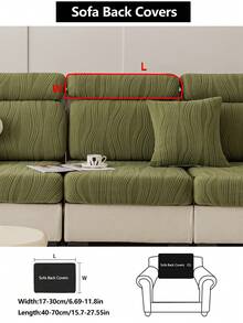 1pc All Season Stretch Sofa Cover, Plush Fleece Anti-Slip Full Wrap Thick Warm Sofa Seat Cushion Cover, Machine Washable Dust-Proof Sofa Slipcover, Home Decor Pet-Friendly For L-Shaped And 1/2/3/4 Seater Sofa