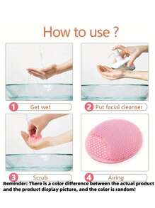 8pcs/6pcs/4pcs/2pcs Skin Massage Tools, Cleansing Brushes, Silicone Suction Cup Pads, Deep Cleansing Face Brushes, Face Cleansing & Massage Brushes, Mini Handheld Oval Washers, Gentle Exfoliation & Massage Face Cleansing Tools For Skin Care, Deep Cleaning & Gentle Exfoliation, Skin Massage, Travel Items, Weddings, Christmas Parties, Mother's Day Gifts, Birthday Gifts