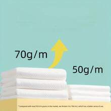 3 عبوات من المناشف الاستهلاكية للحمام - كبيرة الحجم وسميكة، مناشف محمولة معبأة فرديًا، ناعمة وبيج فاتح وماصة للغاية، خالية من الكحول والعطور للسفر والجيم والتخييم والرحلات العمل، كل الأنواع ذات اللون البيج الفاتح، مناشف يد للحمام - لا نمط - مشاهدة 6