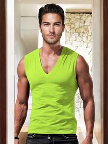 Men Shirts - Neon Yellow - View 3