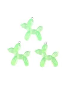 35*38MM 树脂工艺品配件，可爱宠物动物气球狗吊坠饰品，珠宝制作用品，5 件-10 件 - 混合款 - 查看 7