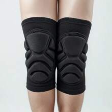 1Pair Of Thickened EVA Sponge Knee Pad Elastic And Breathable Knee Support Suitable For Dancing Volleyball Running Basketball Same Style For Men And Women