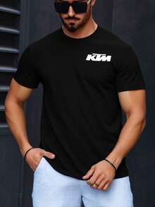 Playera Camiseta Normal Motos KTM 250 EXC Unisex - Negro - Ver 2