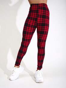 Women's Stretchy Leggings,Multiple Colors Available, Minimalist & Elegant Design, Versatile For Daily Wear, Casual Outings, Walking, Cropped, Black, White, Red, Beige, Soft & Comfortable, Suitable For Fitness, Running, Squats, Shaping, Outdoor, Beach, Spring/Summer, Cozy - Multicolor - View 6