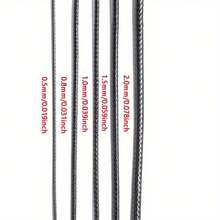 10Meters 0.5mm-2.0mm Black Leather Cord Waxed Thread Strings Necklace Bracelets Rope For Jewelry Making DIY Findings - Multicolor - View 3