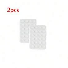 2 pezzi supporto per telefono in silicone con 24 ventose, supporto portatile compatibile con vari modelli di telefono, adesivo antiscivolo per videochiamate e selfie, adatto per , smartphone Android, regalo per compleanni, famiglia e amici