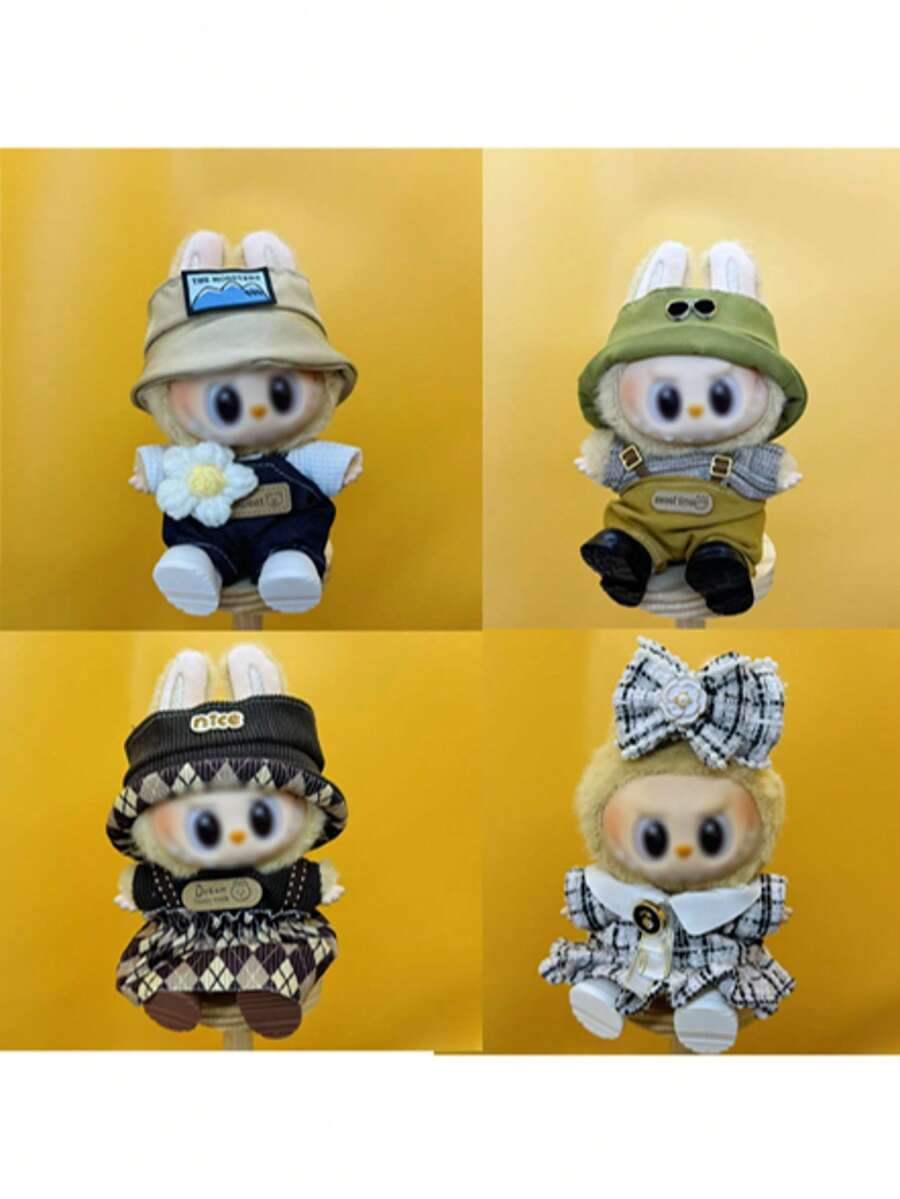 OYZOQ Vêtements Pour Labubu, Ensemble Complet Combinaison