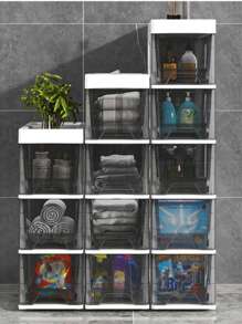 1 Stück schmaler Badezimmer Schubladenregal-Organizer, Schmaler Schubladentyp Lückenfüller für Toilettenartikel und Kosmetik