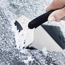 1pc Stainless Steel Snow Shovel Glass Scraper Snow Shovel Ice Removal Snow Shovel Snow Shovel Frost Tool Ice Shovel Defrost Scraper