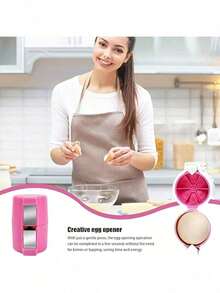 3pcs/Set Easy Egg Separator - Fast Peeler And Yolk Separator, Kitchen & Baking Essential - Multicolor - View 8