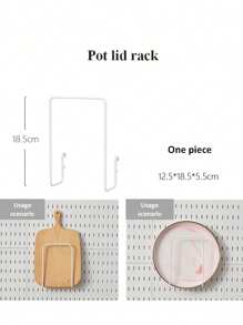 Najlepiej sprzedający się artykuł do domu, Basic Living 1 szt. montowany na ścianie i bez wiercenia plastikowa tablica perforowana, zestaw akcesoriów o wielu kombinacjach, uniwersalna tablica perforowana do przechowywania z różnymi pudełkami do przechowywania i metalowymi haczykami, odpowiednia do warsztatu garażowego/organizacji i przechowywania w kuchni domowej/biurze/pokoju rzemieślniczym/łazience (28*28 cm)
