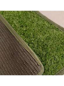 1pc Artificial Grass Playground Fencing, Rooftop Balcony Simulation Lawn Carpet Flooring