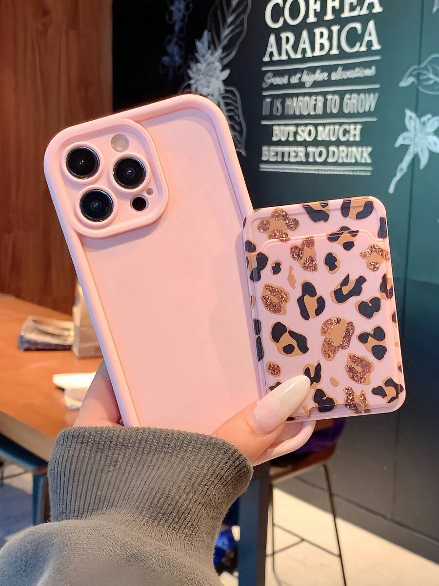 时尚精致的线条心形卡槽保护壳适用于 17 系列、11/12/13/13 Pro Max/14 Plus/14 Pro Max/15 Plus/16 Plus/16 Pro Max/15 Pro Max、XR、XS Msung Galaxy S25 Pmsung A 系列、Galaxy 系列，适合女孩，粉色