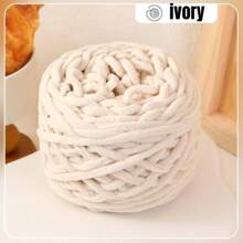 1Roll Multicolor Ice Strip Yarn 100g, 8mm Thick - Soft And Chunky Chenille Yarn, Fluffy Thread Knitting Chenille Yarn, Ideal For DIY Knitting & Crochet Projects Like Scarves, Slippers