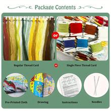 JOZYSH, 1pc, 30x40cm/11.8x15.7Inch, DIY Cross Stitch Kit, Embroidery Crafts Set, Clock Woman, Patterned Printed Cross Stitch Kit, Random Thread Board Cross Stitch Material Kit, Living Room Entrance Bedroom Decoration, Home Decoration Home Decor Art Gift - Multicolor - View 10