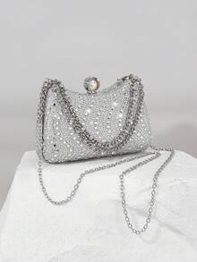 时尚欧美风格钻石和水钻手提包，高端晚装手拿包，夏季沙滩包，度假/度假