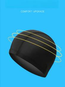 1pc 2025 Summer Must-Have New Premium Nylon Swimming Cap - Chlorine Resistant Suitable Breathable High Elastic Unisex Swimming Cap - Close Fit, Suitable For Pond And Beach Swimming,